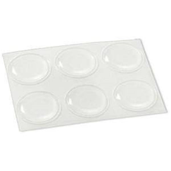 Richelieu America TG 0.75 in. Clear Bumpers, 6PK 235699